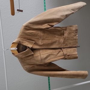 Back Bay Leather Design Tan Jacket